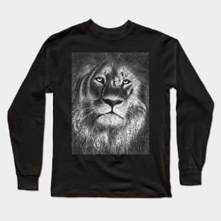 Lion Face Long Sleeve T-Shirt